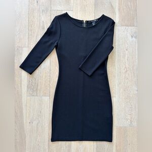 Little Black Dress Quarter Sleeve Mini
